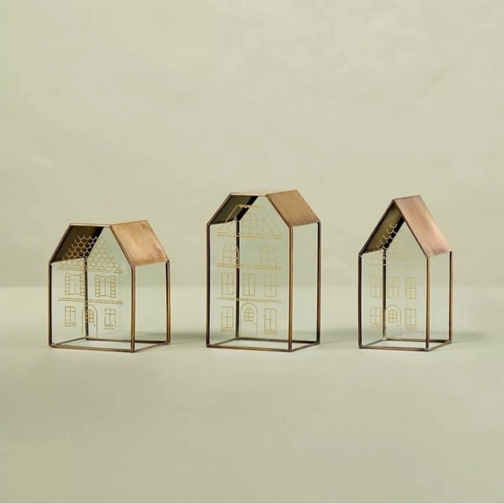 Hearth & Hand with Magnolia Decorative Glass House Set